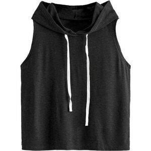 Women's Sleeveless Hooded Tank - Breathable Athletic Summer Top